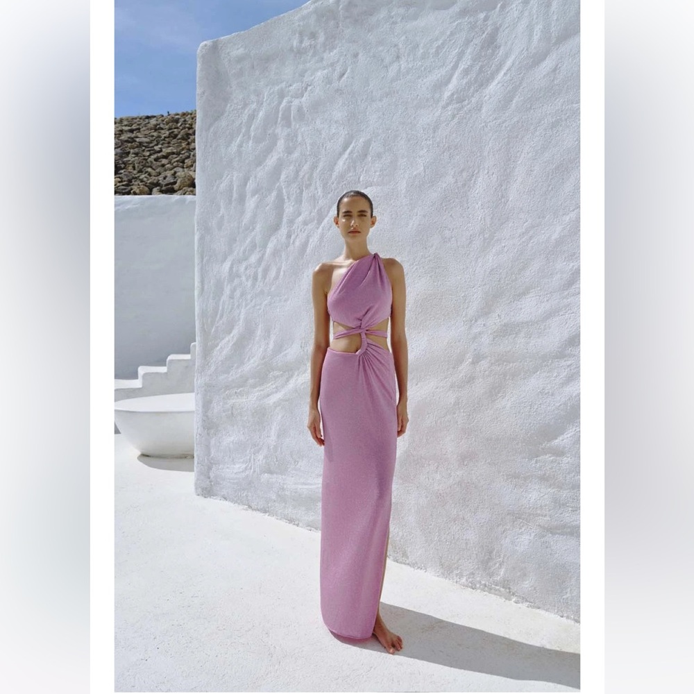 BAOBAB PINK LIRIO SHIMMERY LUADA DRESS - Picture 2 of 7